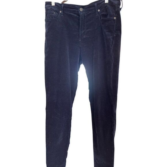 Citizens of Humanity navy velvet jean, EUC, sz 32, high rise skinny, classic - Picture 1 of 16